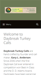Mobile Screenshot of daybreakturkeycalls.com
